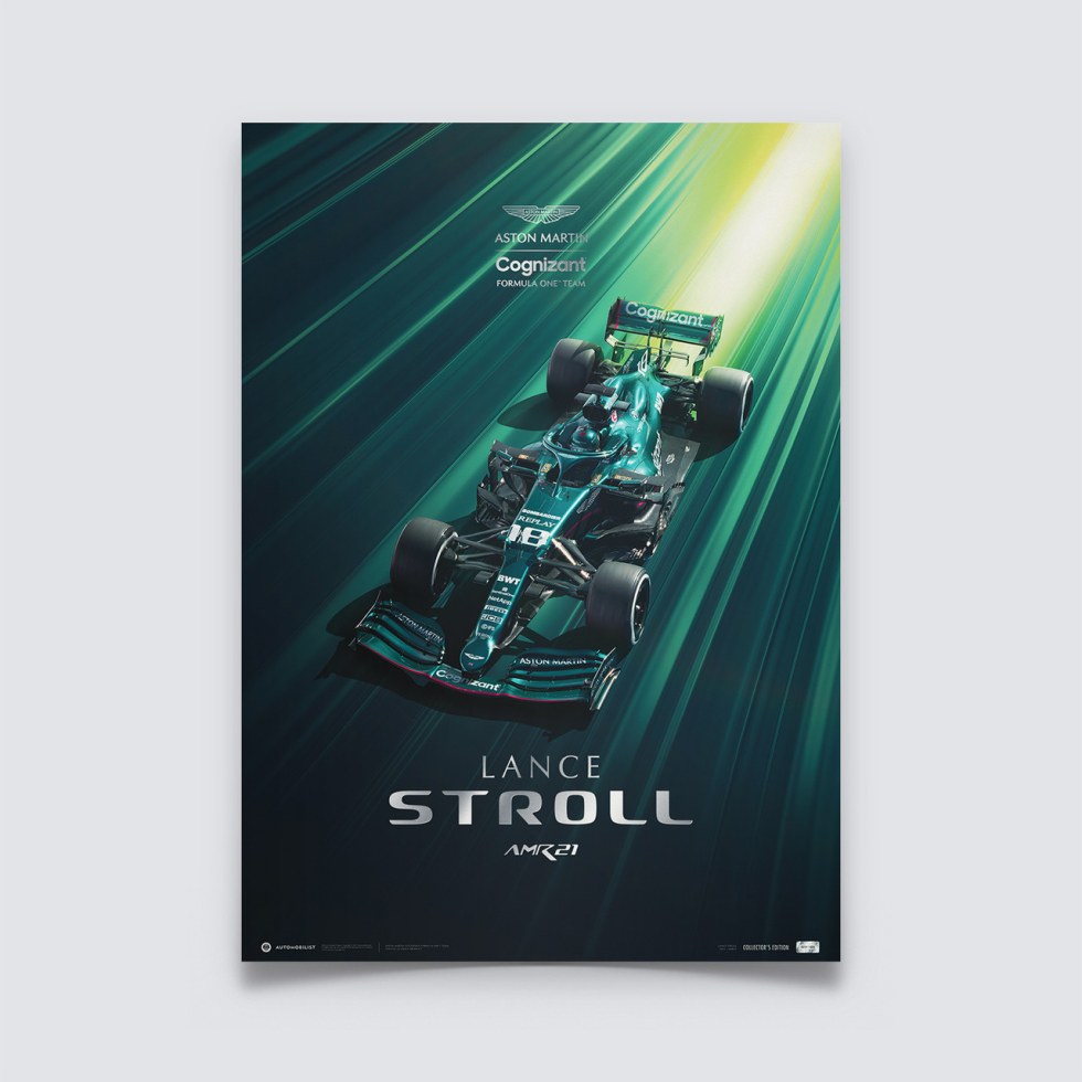 Aston Martin Cognizant Formula One™ Team - Lance Stroll - 2021 | Collector’s Edition - Plakáty Collector´s Edition