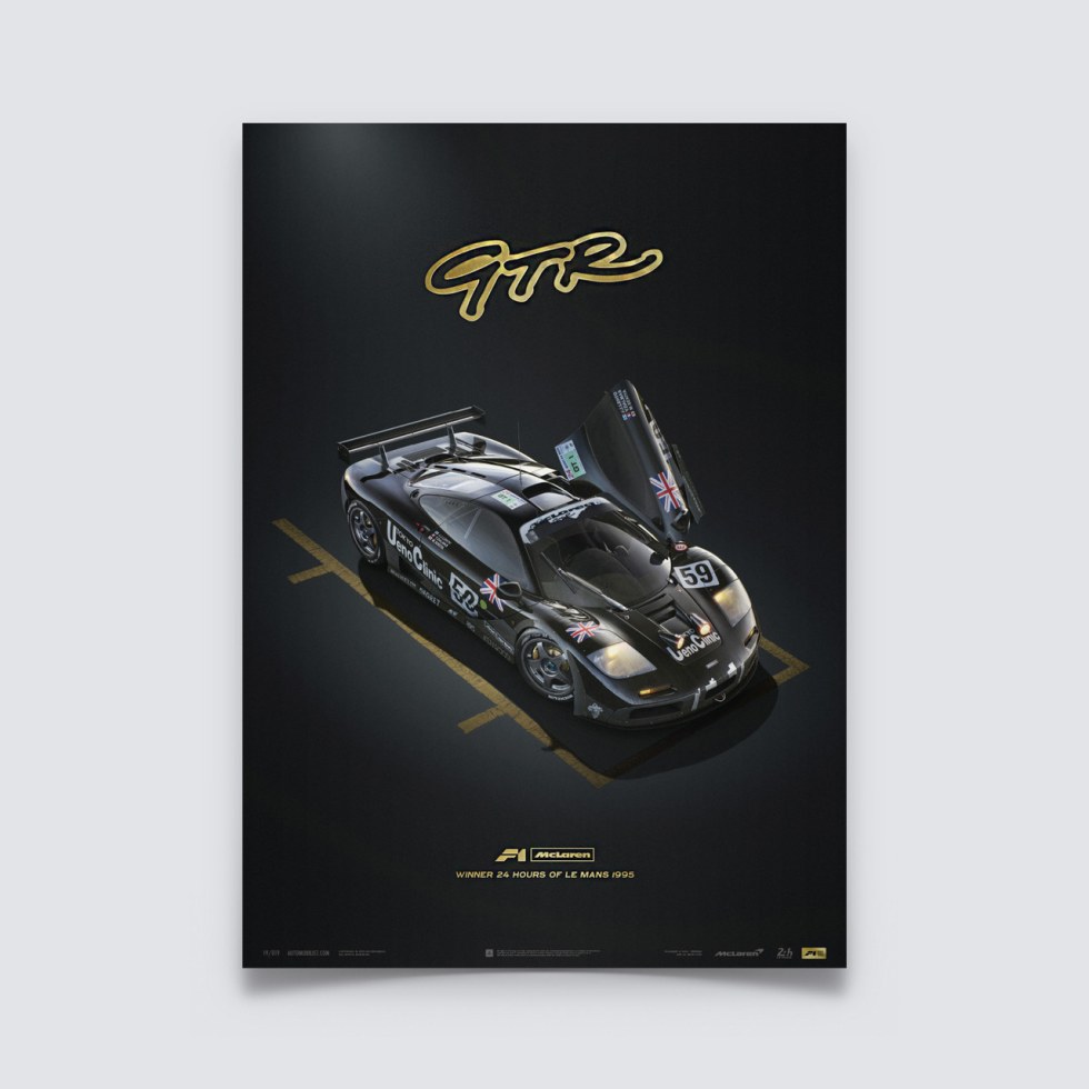 McLaren F1 GTR - 24h Le Mans | Collectors Edition - Plakáty Collector´s Edition