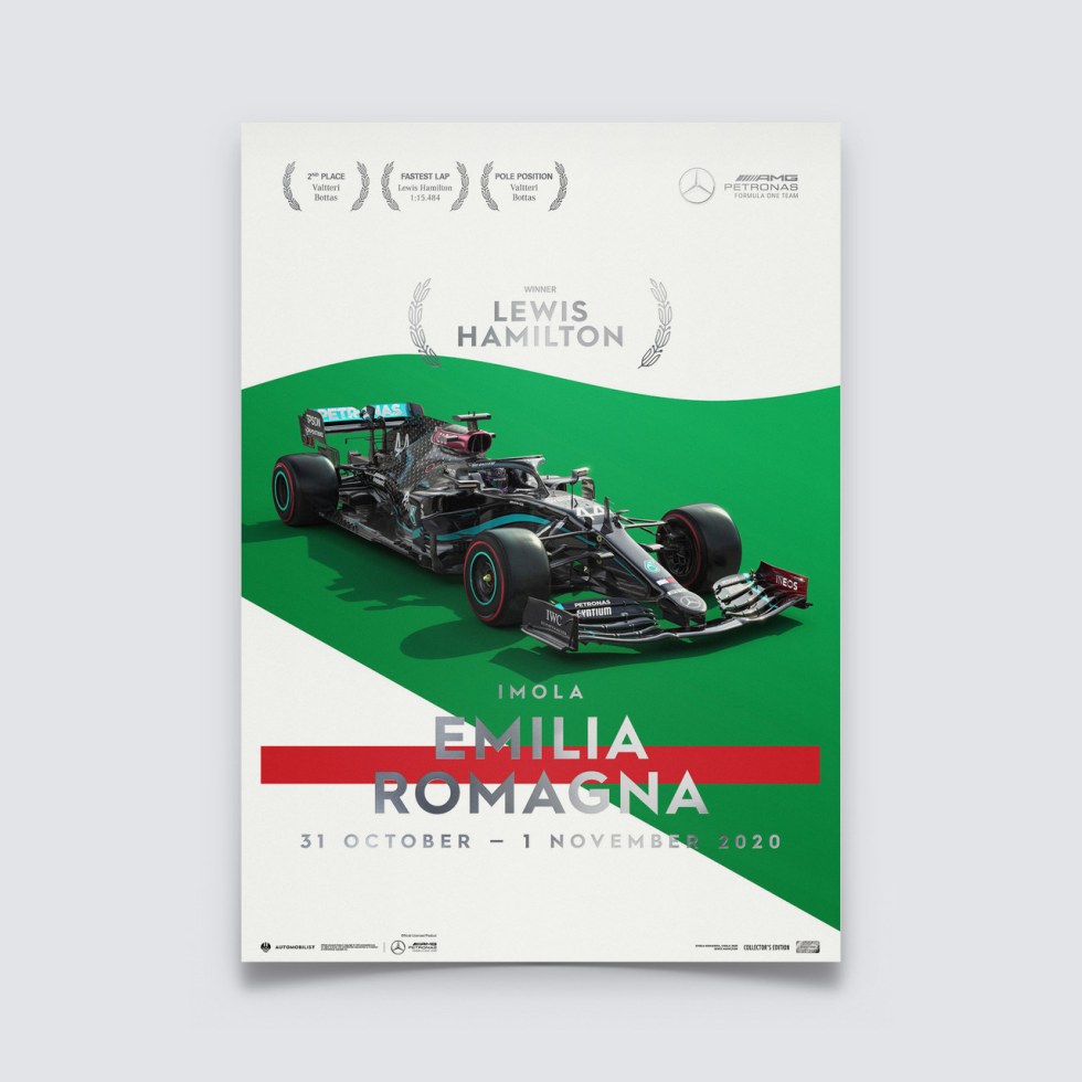 Mercedes-AMG Petronas F1 Team - Imola 2020 | Collectors Edition - Plakáty Collector´s Edition