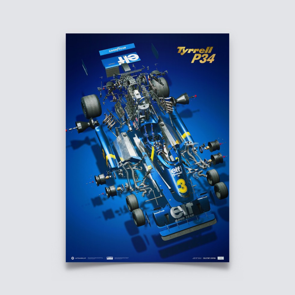 Tyrrell P34 - The Joy of Six Wheels | Collectors Edition - Plakáty Collector´s Edition