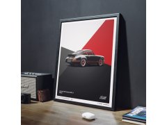 Automobilist Posters | Porsche 911 RS - 1973 - Black, Mini Edition, 21 x 30 cm 9