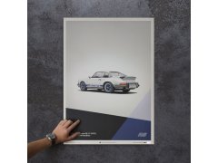 Automobilist Posters | Porsche 911 RS - 1973 - White, Mini Edition, 21 x 30 cm 5