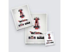 Automobilist Posters | McLaren M23 - James Hunt - Blueprint - Japanese GP - 1976, Mini Edition, 21 x 30 cm 9