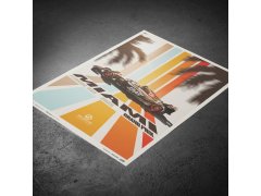 Automobilist Posters | MoneyGram Haas F1 Team - Miami - 2023, Classic Edition, 40 x 50 cm 4
