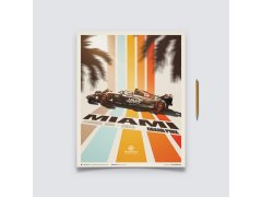 Automobilist Posters | Haas F1 Team - Miami - 2023, Classic Edition, 40 x 50 cm