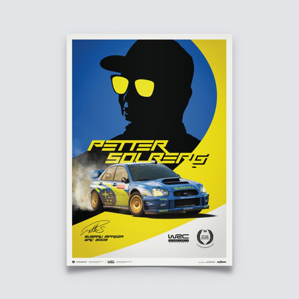 Subaru Impreza WRC 2003 - Petter Solberg - Poster - Plakáty Unlimited Edition