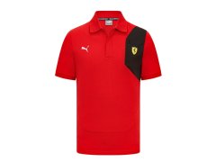Scuderia Ferrari pánské červené polo tričko Classic s kapsičkou