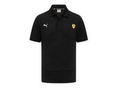 Scuderia Ferrari pánské černé polo tričko Classic s kapsičkou