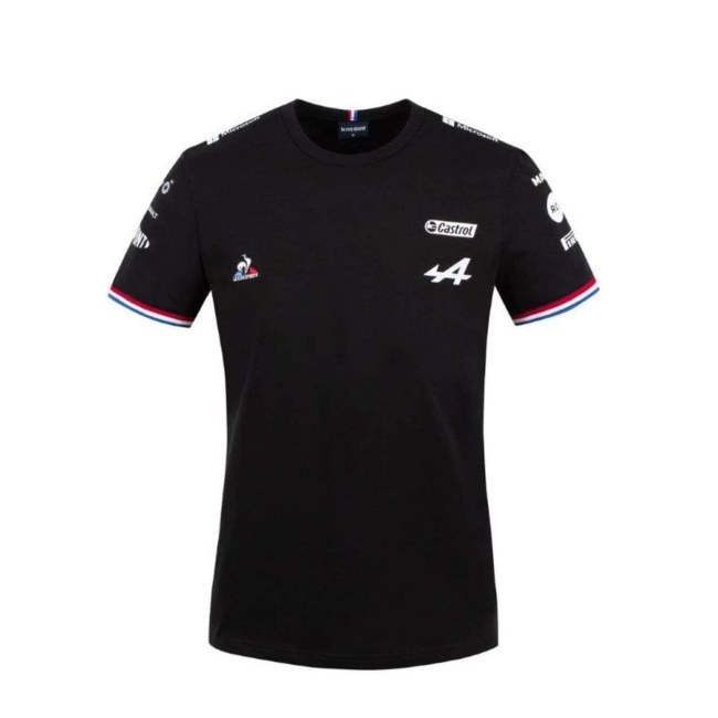 Alpine team pánské tričko černé - Alpine pánská trička