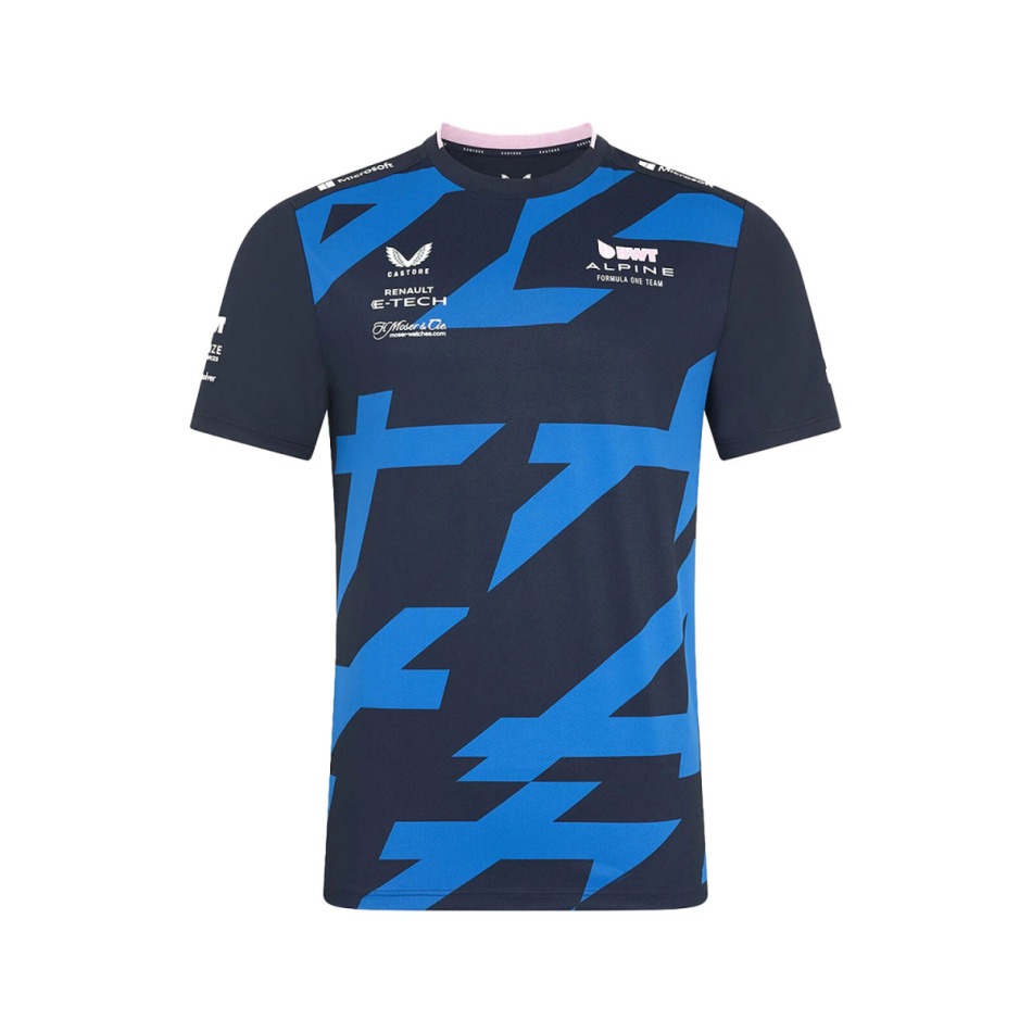 Alpine F1 pánské tričko Gasly navy F1 Team 2025 - Alpine trička, polo trička, košile