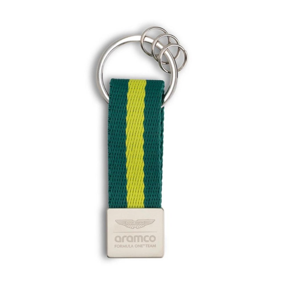 Aston Martin F1 2026 přívěsek na klíče s&nbsp;kroužky - Aston Martin doplňky Přívěsky na klíče a&nbsp;klíčenky