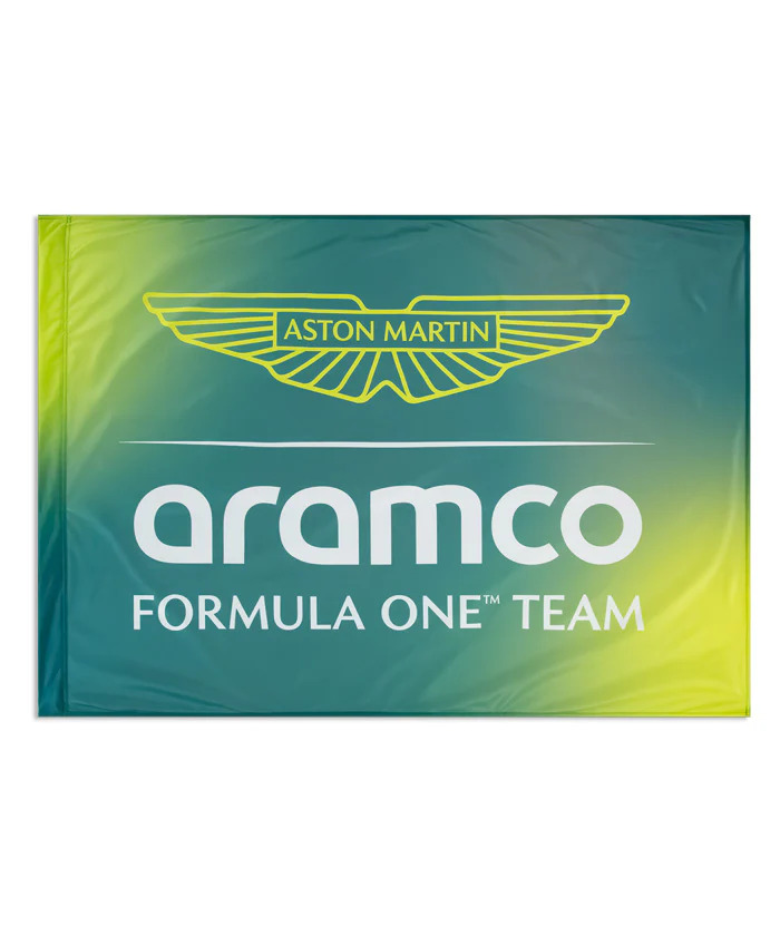 Aston Martin F1 2026 týmová vlajka 140x100 cm - Aston Martin doplňky