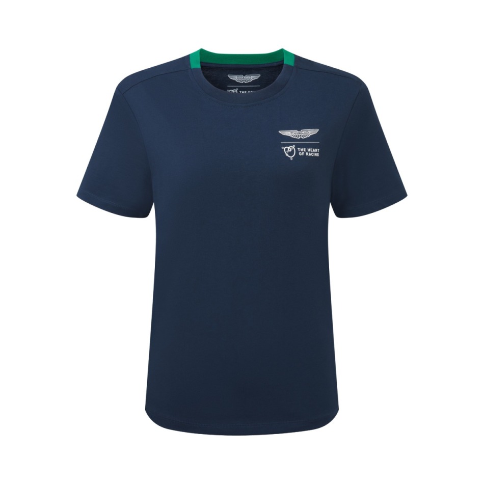 Aston Martin dámské tričko 00 THOR navy 2026 - Aston Martin dámské oblečení