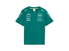 Aston Martin dětské tričko green official Teamline Replica F1 Team 2026