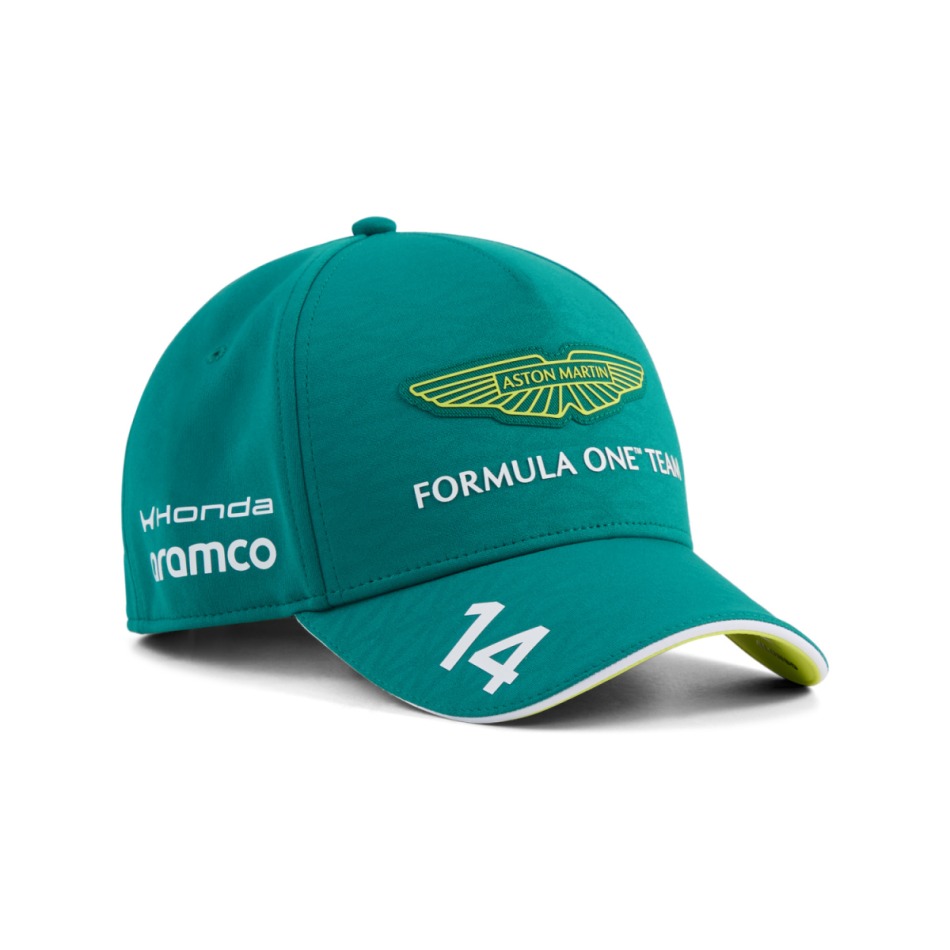 Aston Martin dětská čepice baseballová kšiltovka Fernando Alonso #14 green official Teamline Replica F1 Team 2026