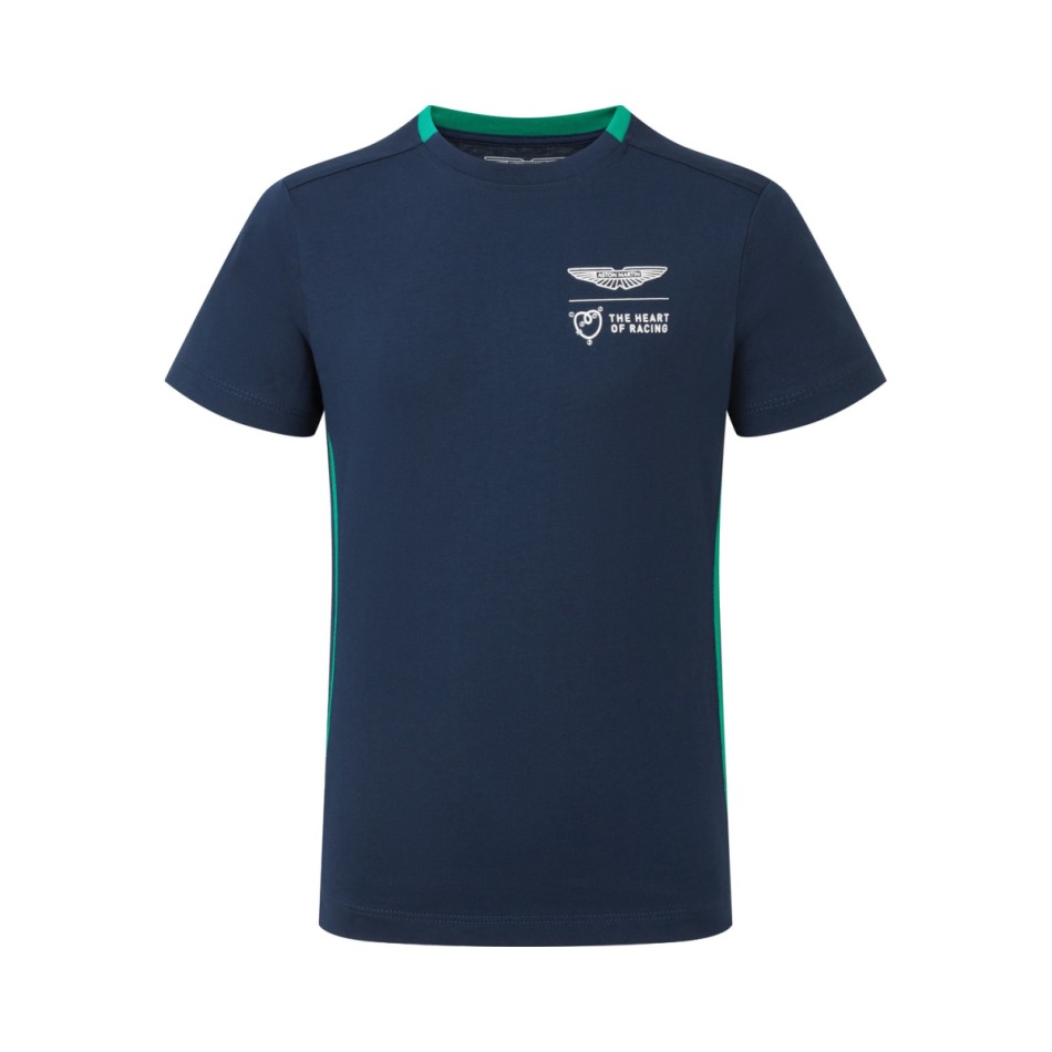 Aston Martin dětské tričko 00 THOR navy 2026 - Aston Martin dětské oblečení