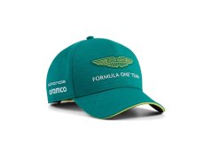 Aston Martin čepice baseballová kšiltovka green official Teamline Replica F1 Team 2026