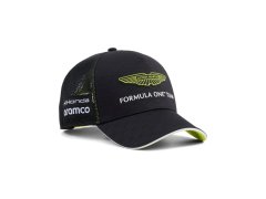 Aston Martin čepice baseballová kšiltovka Lance Stroll black F1 Team 2026