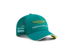 Aston Martin čepice baseballová kšiltovka Lance Stroll green F1 team 2026