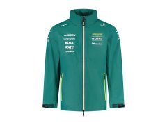 Aston Martin pánská bunda Rain official Teamline Replica green F1 Team 2025