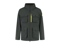 Aston Martin pánská bunda s&nbsp;kapucí Rain 6 pocket F1 Team 2025