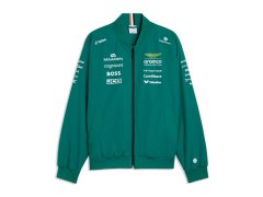Aston Martin pánská bunda Bomber green official Teamline Replica F1 Team 2026