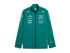 Aston Martin pánská bunda softshell green official Teamline Replica F1 Team 2026