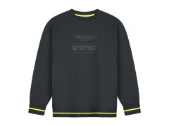 Aston Martin pánská mikina oversized Stealth black F1 Team 2026