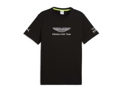 Aston Martin pánské tričko black Large Logo F1 Team 2026