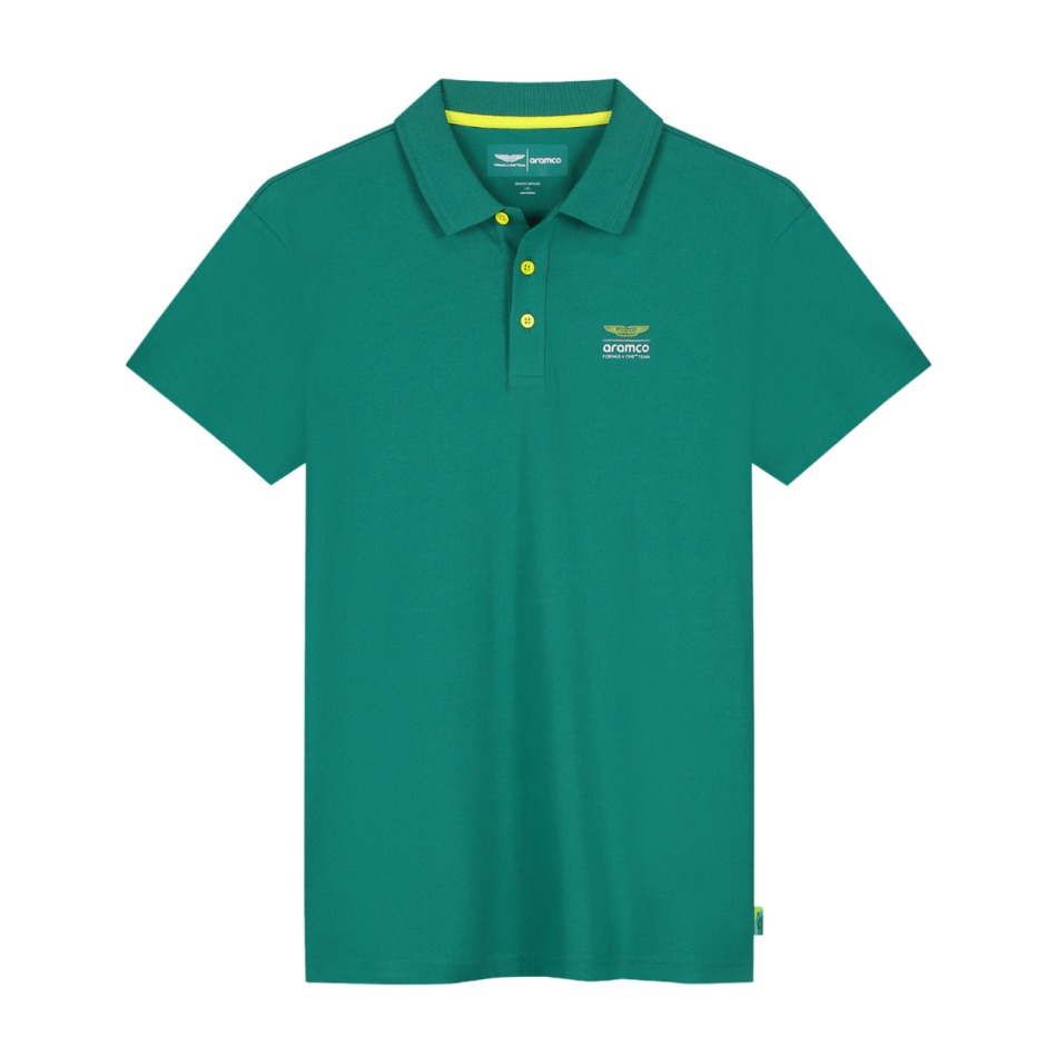 Aston Martin pánské polo tričko Seasonal green F1 Team 2026