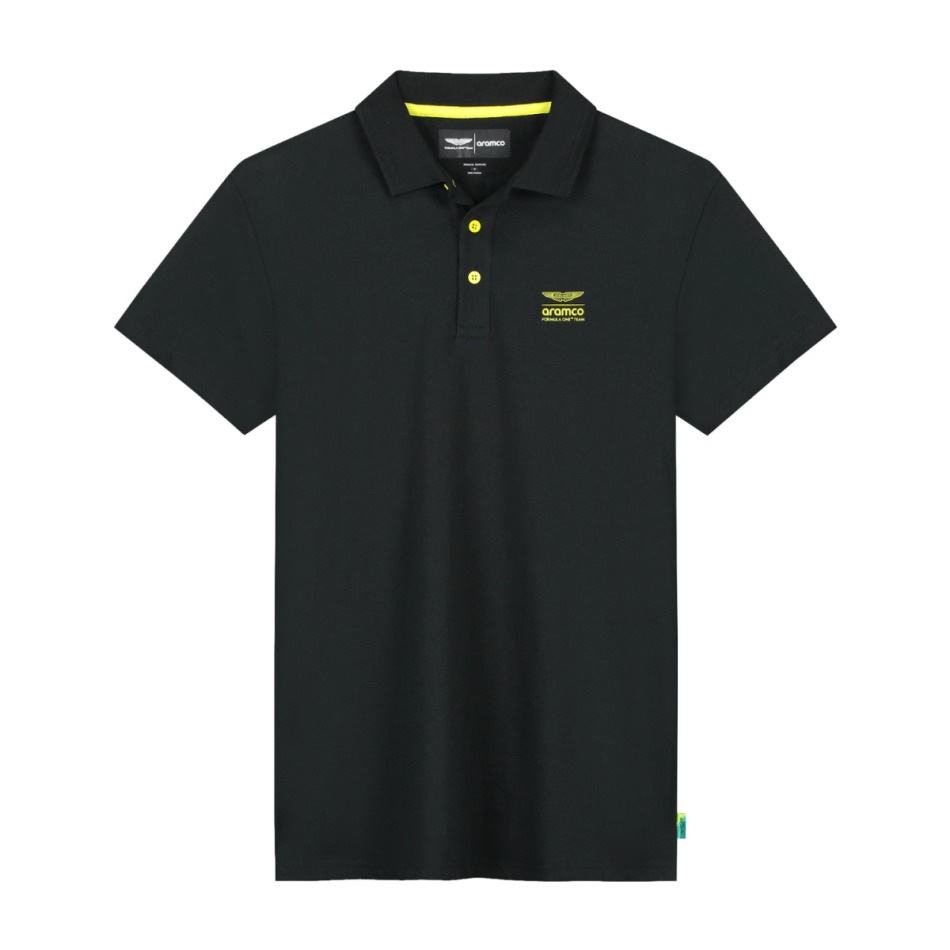 Aston Martin pánské polo tričko Seasonal black F1 Team 2026