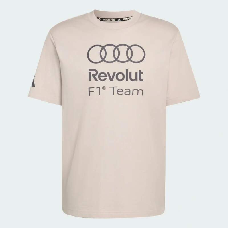 Audi F1 pánské tričko DNA Graphic beige F1 Team 2026 - Audi trička, polo trička, košile