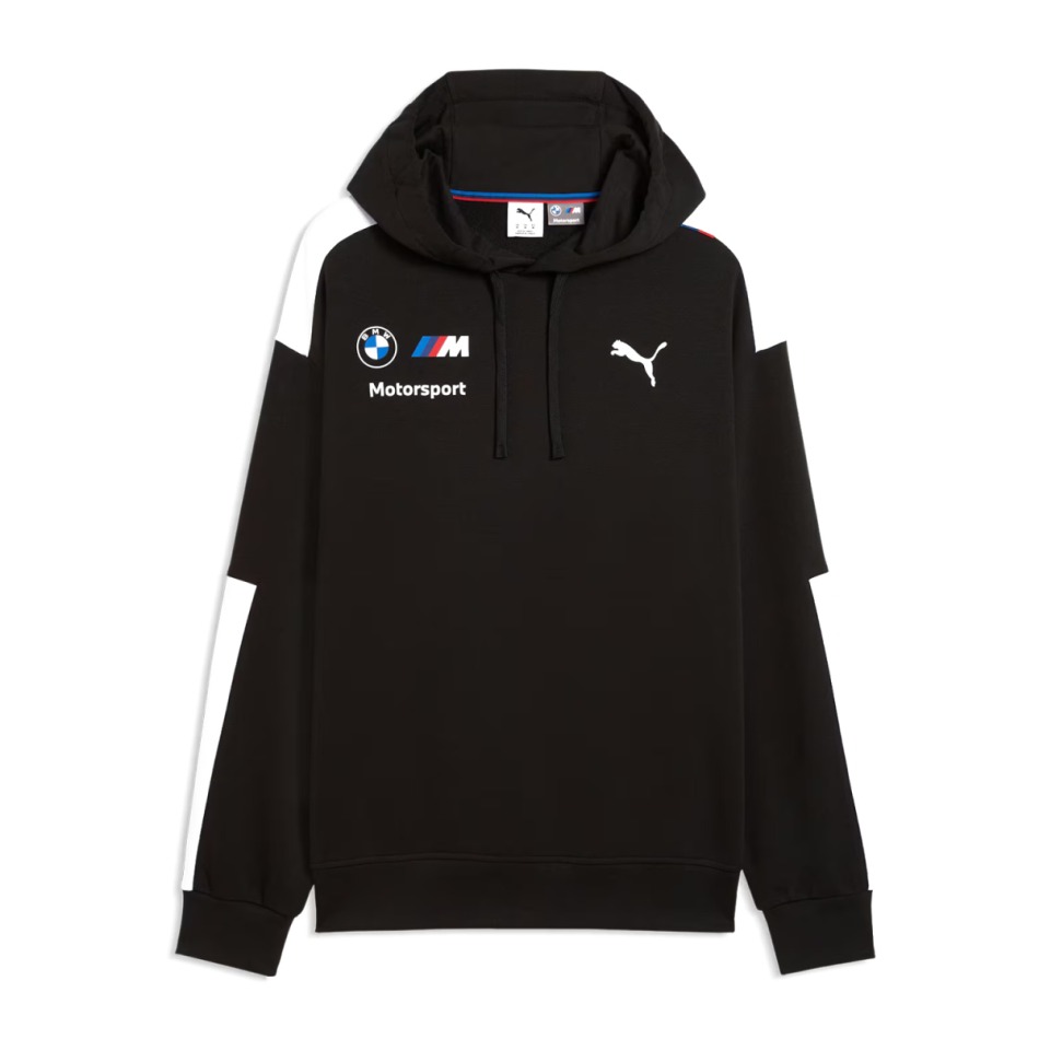 BMW Motorsport pánská mikina s kapucí Drivers black 2026