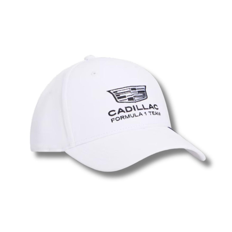 Cadillac F1 Team Cadillac F1 2026 týmová kšiltovka Tommy Hilfiger - bílá - Cadillac F1 Team kšiltovky