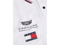 Cadillac F1 Team Cadillac F1 2026 x Tommy Hilfiger pánské týmové polo tričko - bílé 2