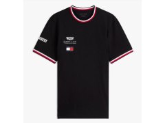 Cadillac F1 Team Cadillac F1 2026 pánské týmové tričko Tommy Hilfiger černé