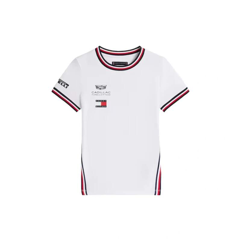 Cadillac F1 dětské tričko official Teamline Replica white F1 Team 2026