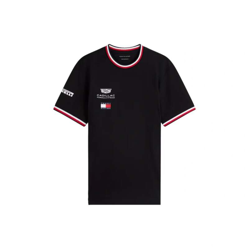 Cadillac F1 pánské tričko official Teamline Replica black F1 Team 2026