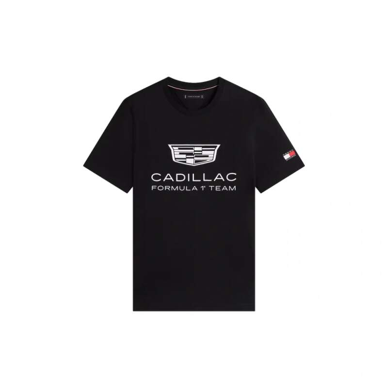 Cadillac F1 pánské tričko Logo black F1 Team 2026