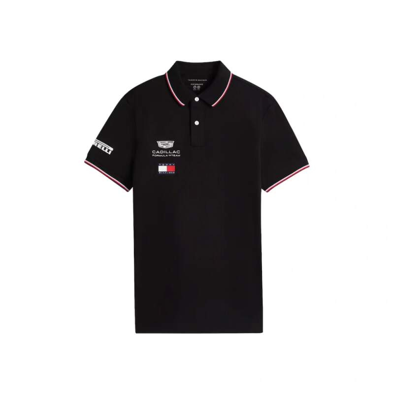 Cadillac F1 pánské polo tričko official Teamline Replica black F1 Team 2026