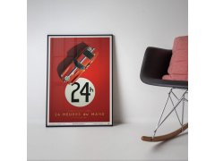 Poster - Ferrari 250 GTO - Red - 24h Le Mans - 1962 - Collectors Edition 6