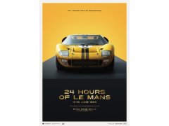 Automobilist Posters | Ford GT40 - XGT-1 - 24H Le Mans - 1966 | Collector’s Edition 2
