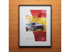 Automobilist Posters | Hyundai Motorsport - Dani Sordo - Rally Italia Sardegna - 2019 | Collector’s Edition 4