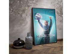 Automobilist Posters | Mercedes-AMG Petronas F1 Team - HAMIL7ON - F1® World Drivers´ Champion 7th Title | Collector´s Edition 5