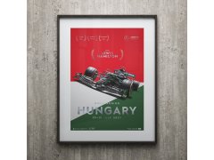 Automobilist Posters | Mercedes-AMG Petronas F1 Team - Lewis Hamilton - Hungary - 2020 | Collector´s Edition 2