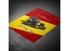 Automobilist Posters | Mercedes-AMG Petronas F1 Team - Lewis Hamilton - Spain 2020 | Collector´s Edition 6