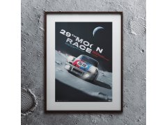 Automobilist Posters | Porsche 911 Carrera RSR - 29th Moon Race - 2078 | Collector´s Edition 5