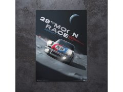 Automobilist Posters | Porsche 911 Carrera RSR - 29th Moon Race - 2078 | Collector´s Edition 6