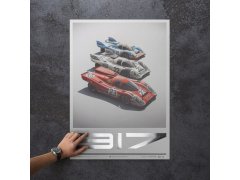Automobilist Posters | Porsche 917 - Salzburg & Martini & Gulf - 24h Le Mans | Collector´s Edition 4