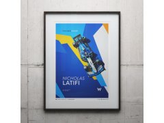 Automobilist Posters | Williams Racing - Nicholas Latifi - 2021 | Limited Edition 2